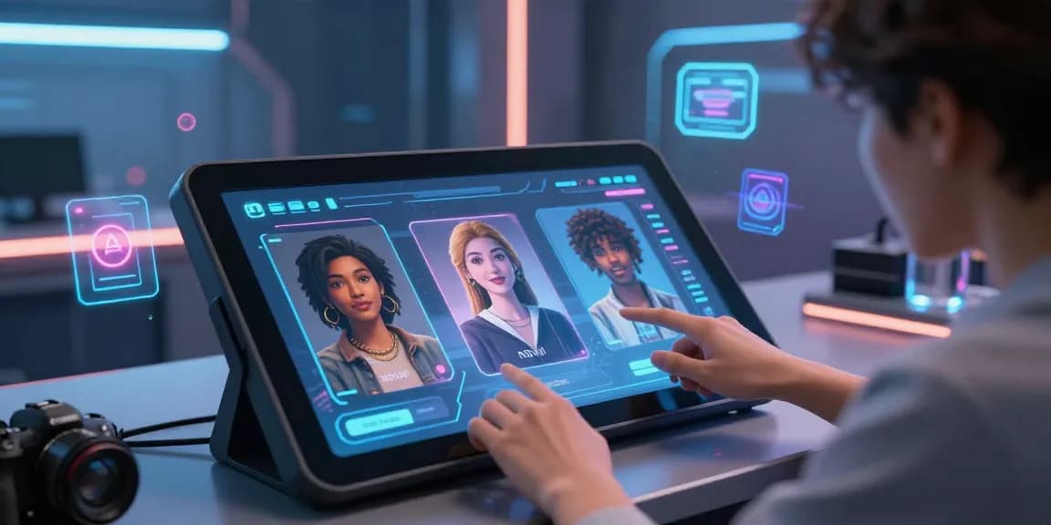 Engaging with nsfw character ai in a modern digital workspace, showcasing diverse avatars and customizable options.