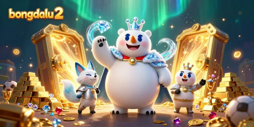 Experience thrilling action with bongdalu 2 as the 3D cartoon ice king polar bear and snow fox inspire excitement.