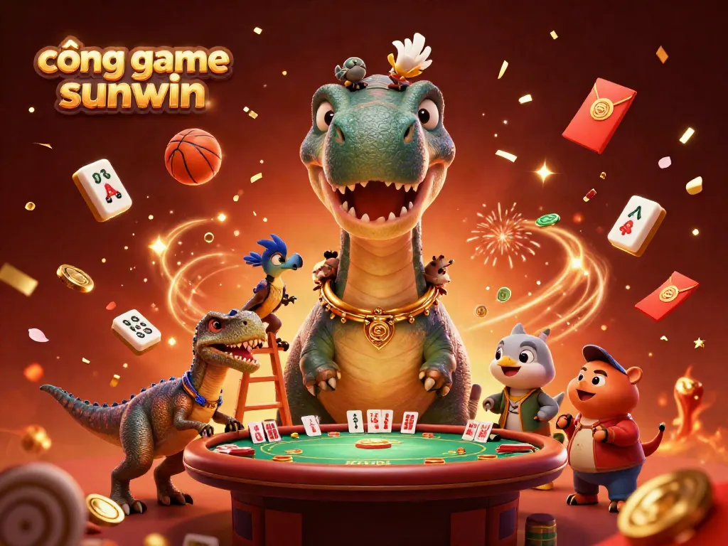 Play exciting games at cổng game sunwin with vibrant characters and dynamic casino elements.