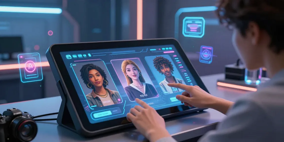 Engaging with nsfw character ai in a modern digital workspace, showcasing diverse avatars and customizable options.