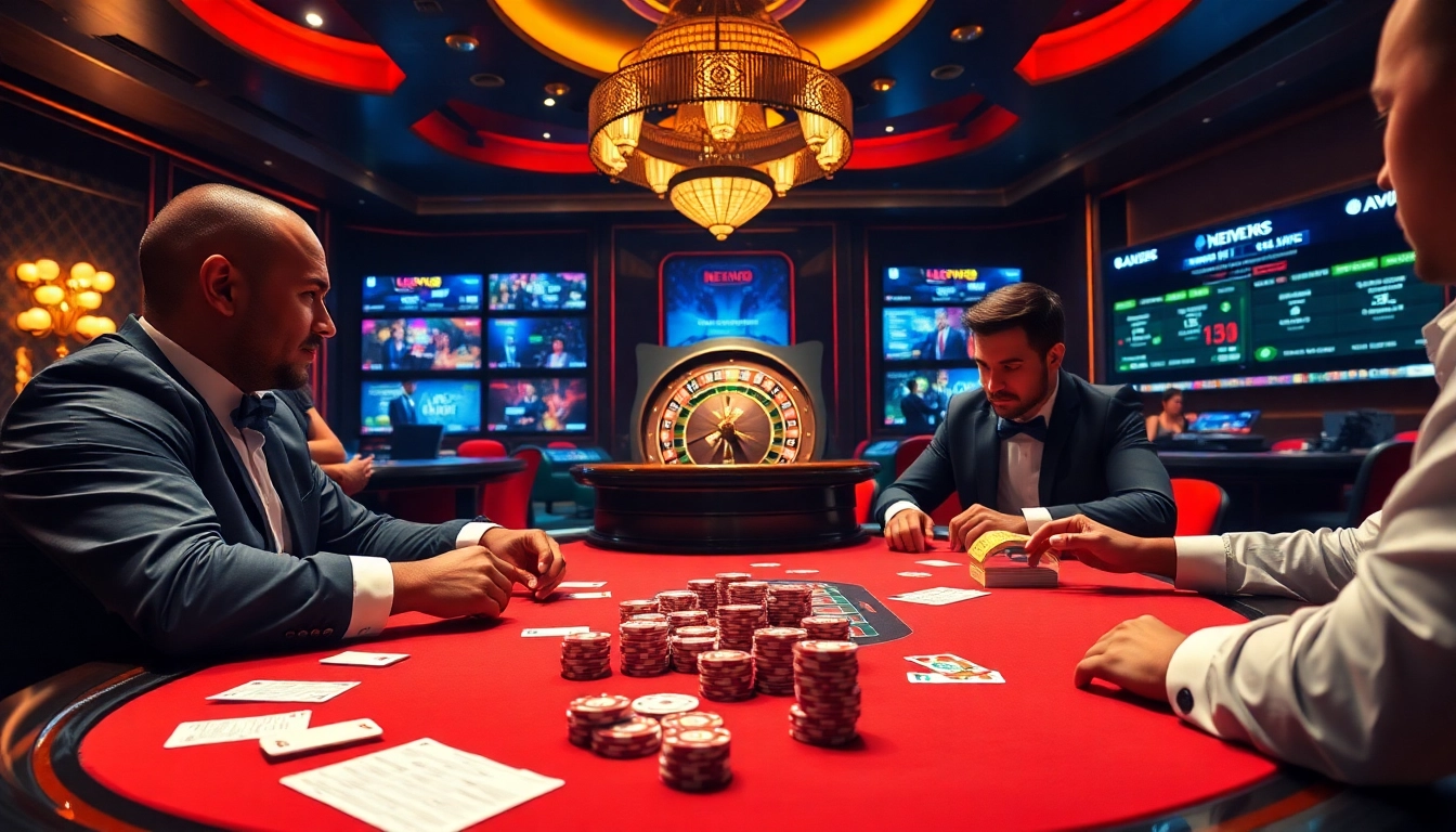 Experience thrilling gambling at https://nk88.bio/ with elite poker players and vibrant casino ambiance.