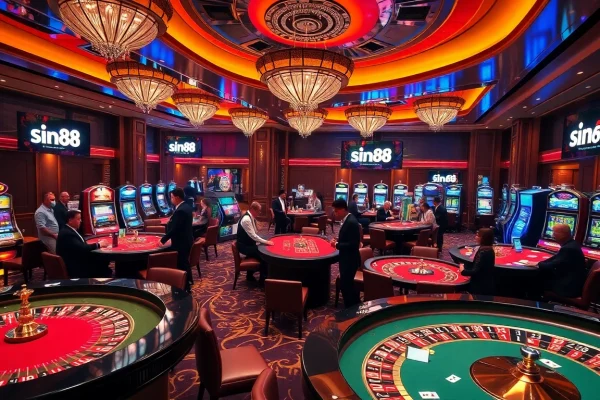 Experience the excitement of sin88 with vibrant casino games and luxurious atmosphere.