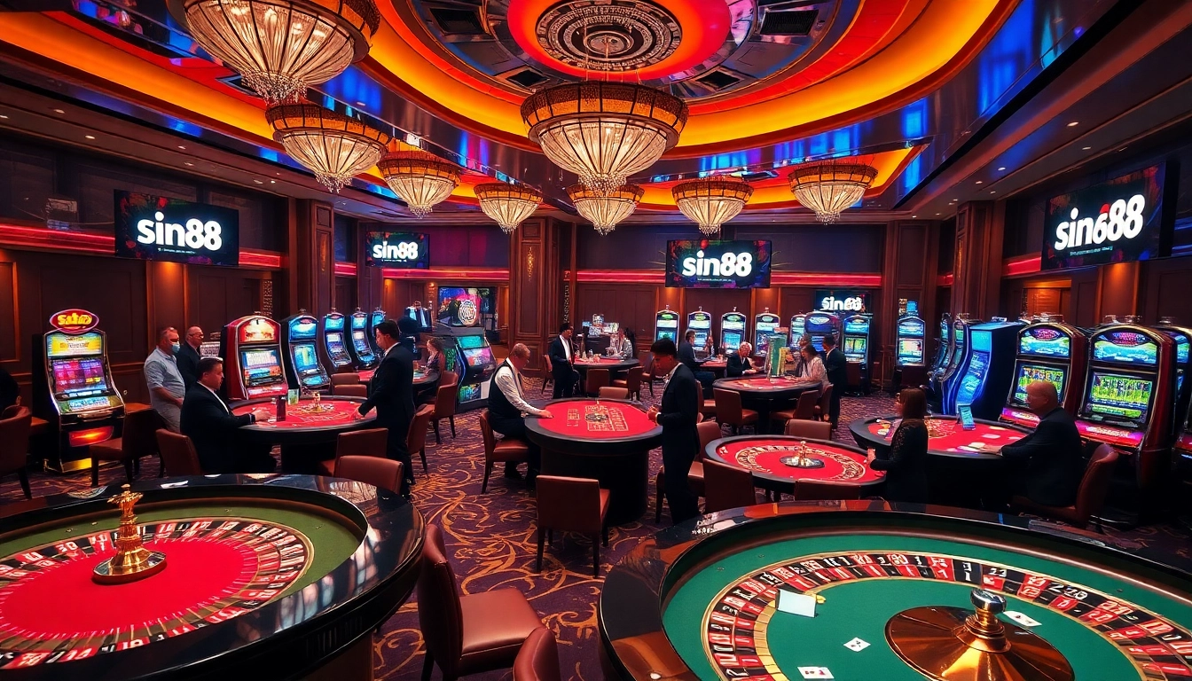 Experience the excitement of sin88 with vibrant casino games and luxurious atmosphere.