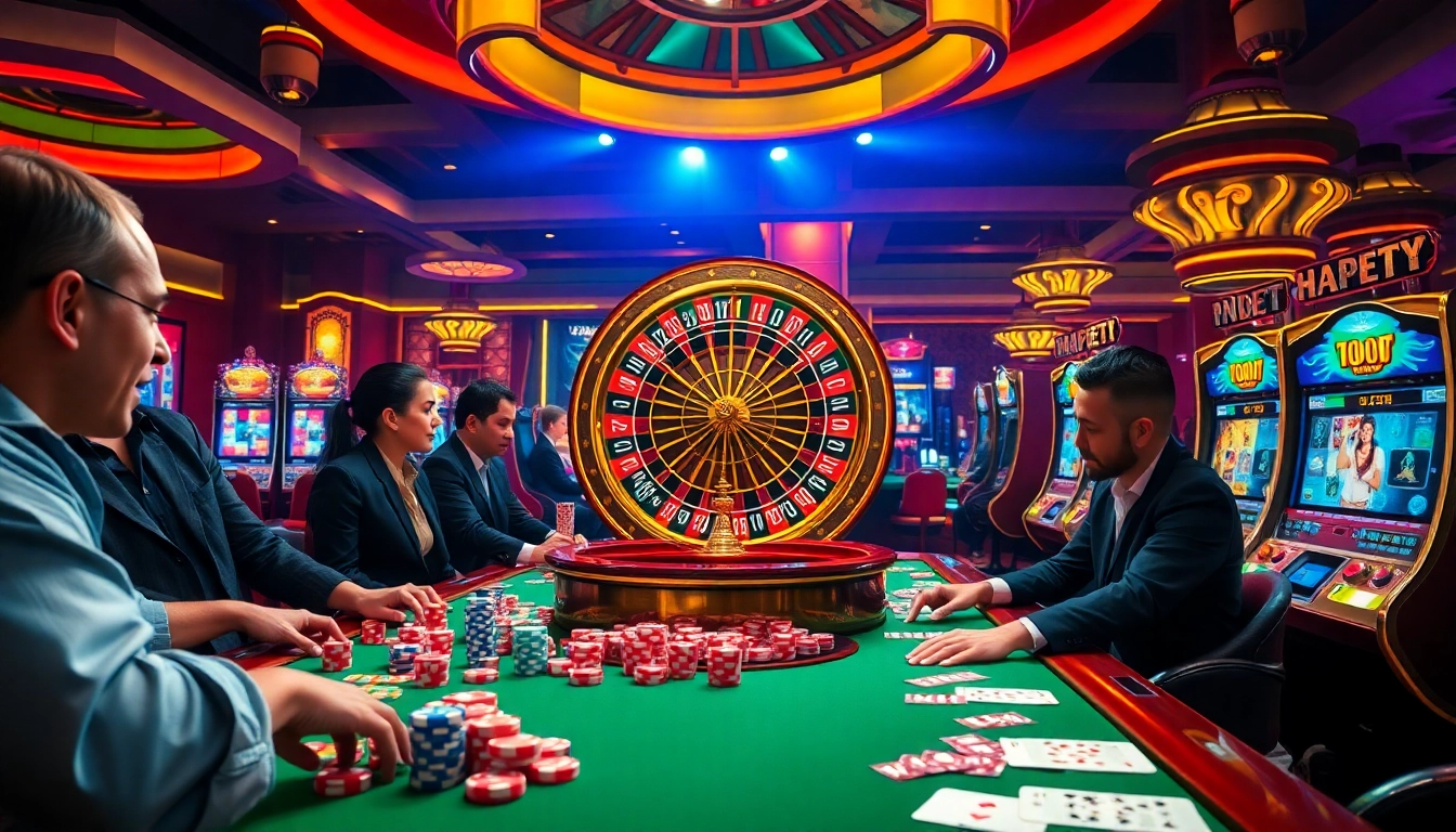 Experience thrilling gambling at fabet with vibrant casino tables, exciting gameplay, and strategic betting.