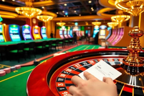 Experience the thrill of betting at 13win casino with vibrant slot machines and classic gaming tables.