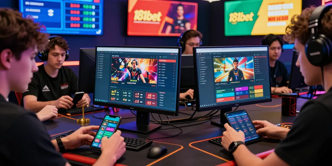 Engaged players on 181bet platform featuring mobile and desktop betting experiences in a vibrant online gaming environment.
